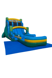 18FT TIKI SHOT DOUBLE LANE WATERSLIDE