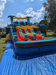 PXL 20240922 180926538 1762261227 15FT TROPIC SHOCK DOUBLE LANE WATERSLIDE